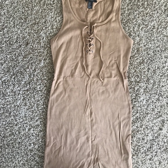 Forever 21 Dresses & Skirts - Forever 21 lace-up ribbed bodycon dress Forever 21 Dresses & Skirts - Forever 21 lace-up ribbed bodycon dress
